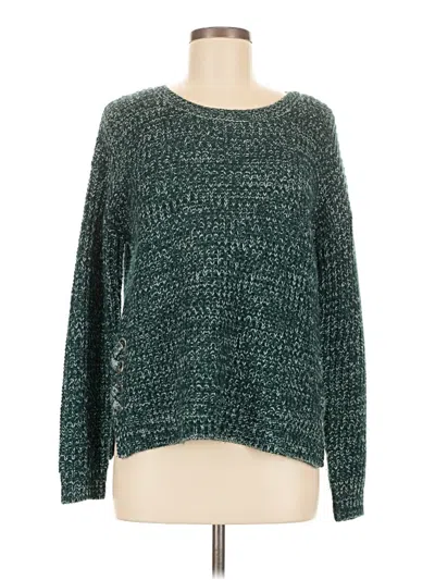 Pre-owned It's Our Time Pullover Sweater In Green