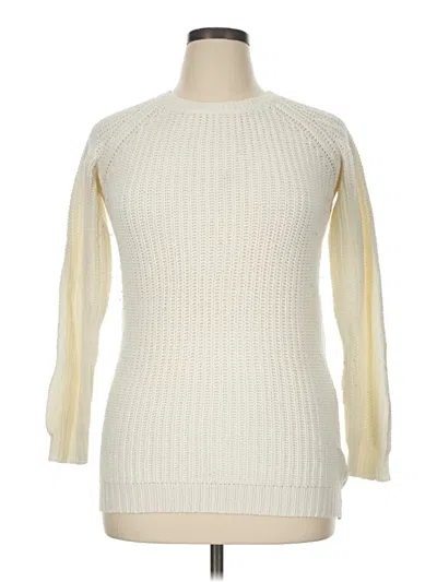 Pre-owned It's Our Time Pullover Sweater In Ivory