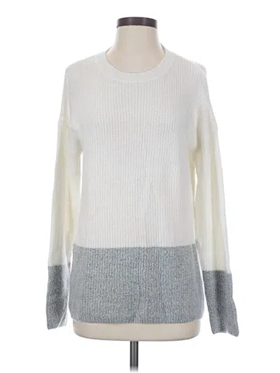 Pre-owned It's Our Time Pullover Sweater In White