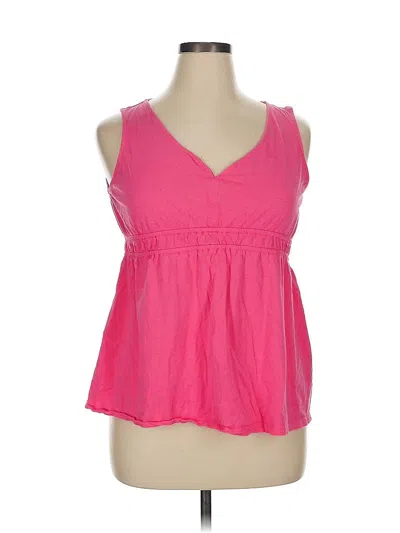 Pre-owned It's Our Time Sleeveless Blouse In Pink