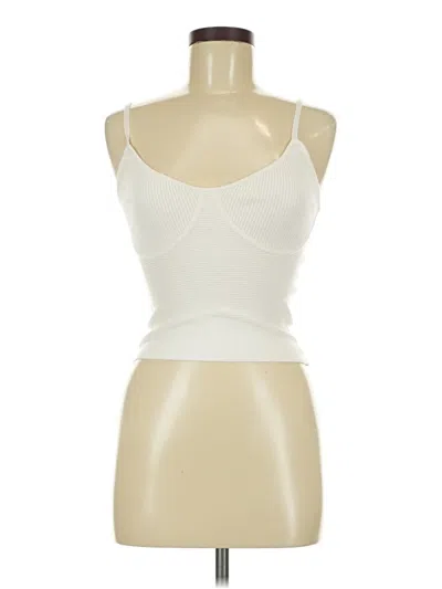 Pre-owned It's Our Time Tank Top Ivory Strapless Neckline Tops