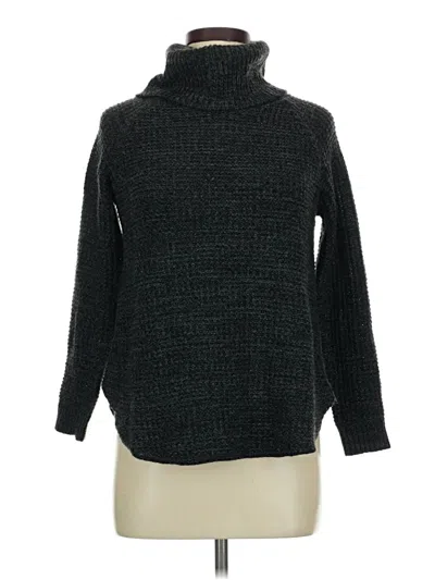 Pre-owned It's Our Time Turtleneck Sweater In Black