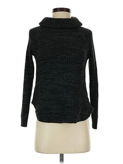 Pre-owned It's Our Time Turtleneck Sweater In Black