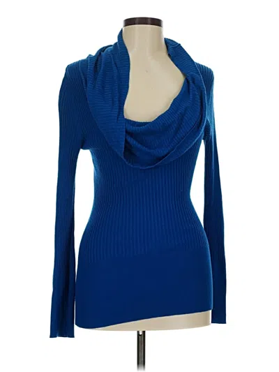 Pre-owned It's Our Time Turtleneck Sweater In Blue