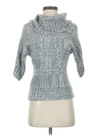 Pre-owned It's Our Time Turtleneck Sweater In Gray
