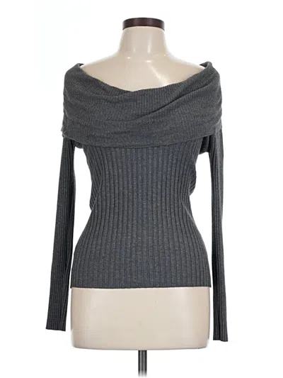 Pre-owned It's Our Time Turtleneck Sweater In Gray