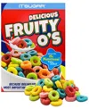 It'sugar Big Fruity O's Candy Cereal Box, 16 Oz. In No Color