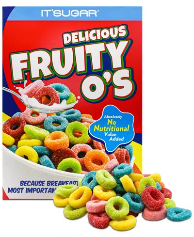 It'sugar Big Fruity O's Candy Cereal Box, 16 Oz. In No Color