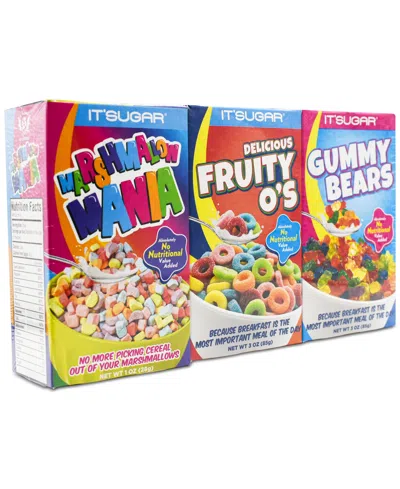 It'sugar Mini Candy Cereal Boxes, 3 Pack In No Color
