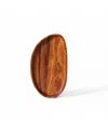 Itza Wood Leaf Tray In Brown