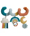 Itzy Ritzy Bitzy Spiral Car Seat Activity Toy In Rainbow