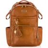 Itzy Ritzy Boss Plus Diaper Backpack In Brown