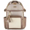 Itzy Ritzy Boss Plus Diaper Backpack In Brown