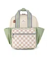 Itzy Ritzy Toddler Bag Checkered In Beige