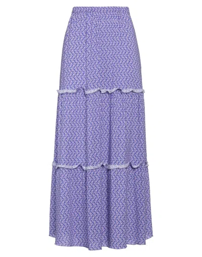Iu Rita Mennoia Long Skirts In Purple