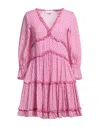 Iu Rita Mennoia Short Dresses In Pink