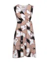 Iu Rita Mennoia Short Dresses In Beige