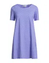 Iu Rita Mennoia Short Dresses In Purple