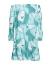 Iu Rita Mennoia Short Dresses In Blue