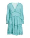 Iu Rita Mennoia Short Dresses In Blue