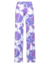 Iu Rita Mennoia Woman Pants Purple Size L Polyamide, Elastane In Purple