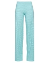Iu Rita Mennoia Woman Pants Turquoise Size M Polyamide, Elastane In Blue