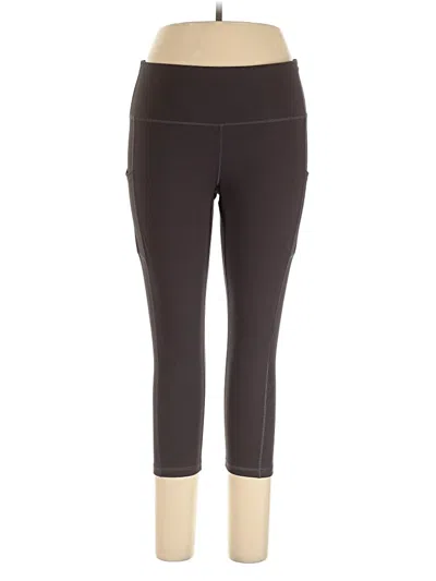 Pre-owned Iuga Active Pants In Brown