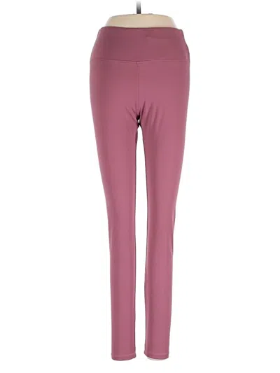 Pre-owned Iuga Active Pants In Burgundy