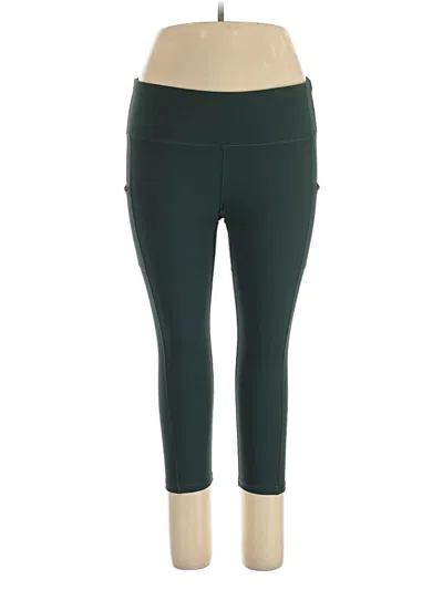 Pre-owned Iuga Active Pants In Green