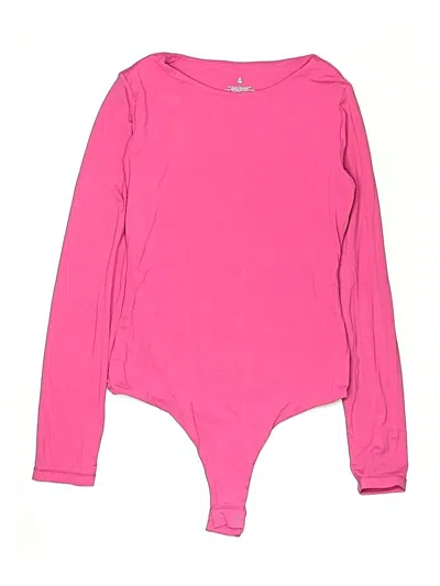 Pre-owned Iuga Bodysuit In Pink