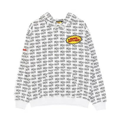 Iuter B&b Ignorant Hoodie White Men's Lightweight Hooded Sweatshirt