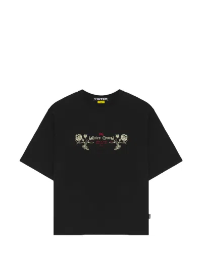 Iuter Bloom Graphic-print T-shirt In Black