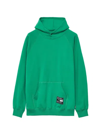 Iuter Family Business Logo-patch Hoodie In Green