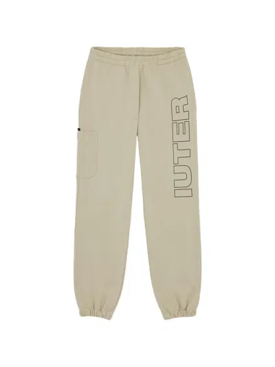 Iuter Family Patch-pocket Cotton Trousers In Green