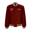 Iuter Family Varsity Burgundy Men's College Jacket In Burgundy