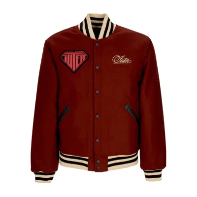 Iuter Family Varsity Burgundy Men's College Jacket