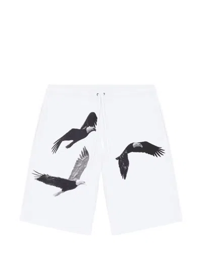 Iuter Freedom Eagle-print Shorts In White