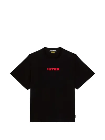 Iuter Freedom Print-detail T-shirt In Black