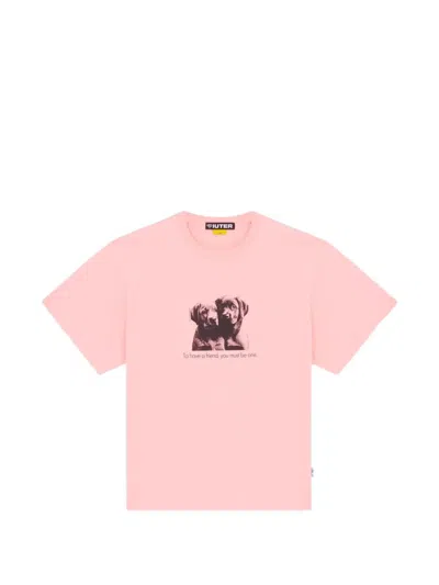 Iuter Graphic-print T-shirt In Pink