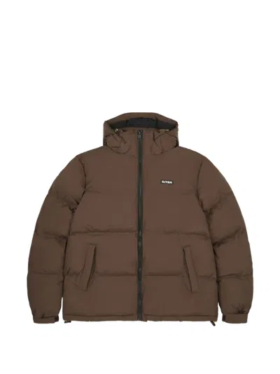 Iuter Hooded Puff Jacket In Animal Print