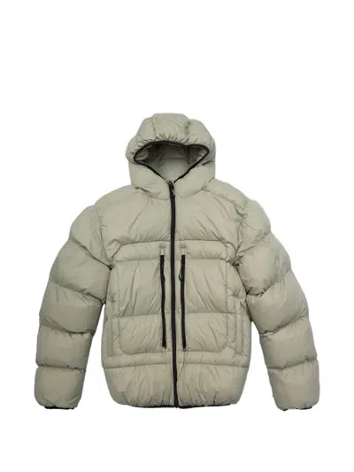 Iuter Hooded Zip Jacket In Nude