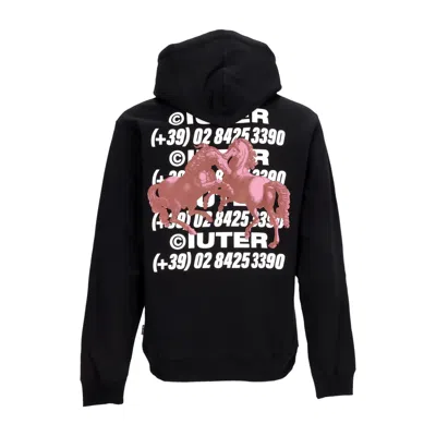 Iuter Horses Hoodie Black Men's Hoodie
