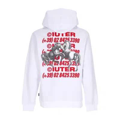 Iuter Horses Hoodie White Men's Hoodie