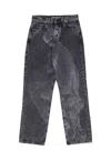 Iuter Jeans Man Ninph Loose Denim Pants Dark Grey