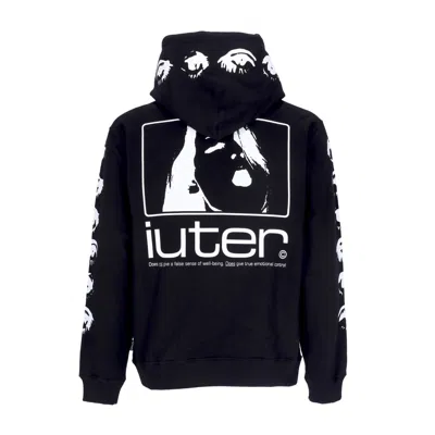 Iuter Lightweight Hooded Sweatshirt For Men Control Hoodie Black