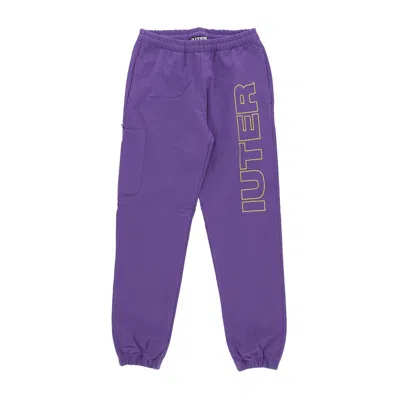 Iuter Lightweight Men's Tracksuit Pants Family Sweatpant Violet