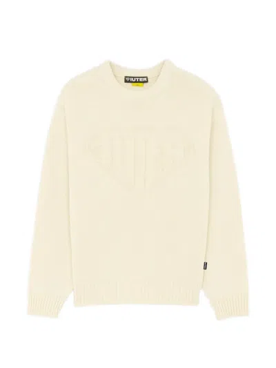 Iuter Links Logo-knit Sweater In Neutral