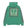 Iuter Lovely Hoodie Emerald Men's Lightweight Hooded Sweatshirt In Emerald