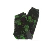 Iuter Man's Bear Spider Fur Pant Black In Green