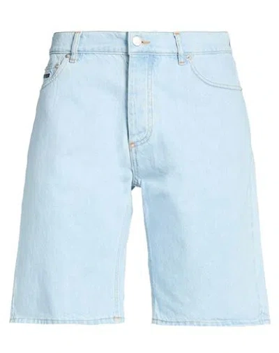 Iuter Man Denim Shorts Blue Size 33 Cotton